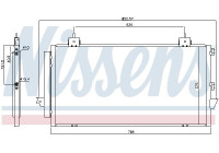 Condenser, air conditioning 94741 Nissens