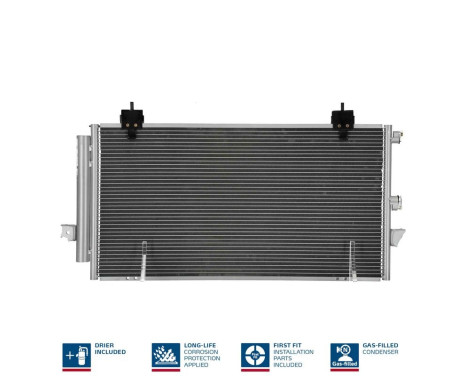 Condenser, air conditioning 94741 Nissens, Image 2