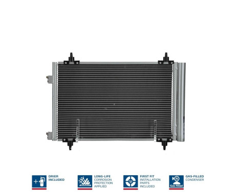 Condenser, air conditioning 94758 Nissens, Image 3