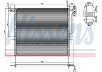 Condenser, air conditioning 94761 Nissens