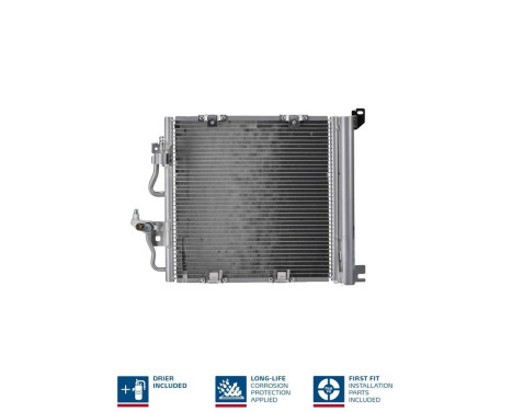 Condenser, air conditioning 94768 Nissens, Image 3