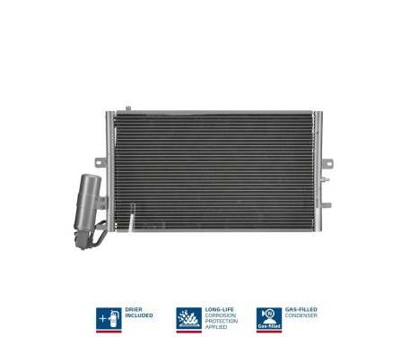 Condenser, air conditioning 94862 Nissens, Image 2