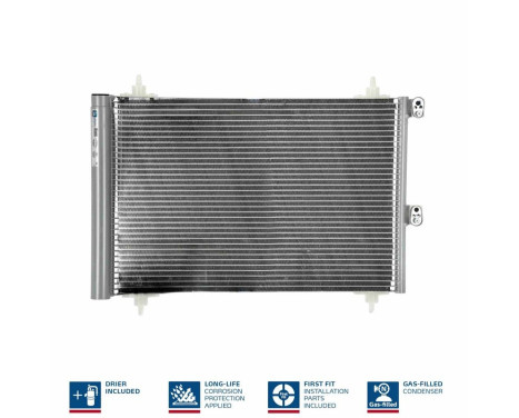Condenser, air conditioning 94870 Nissens, Image 2
