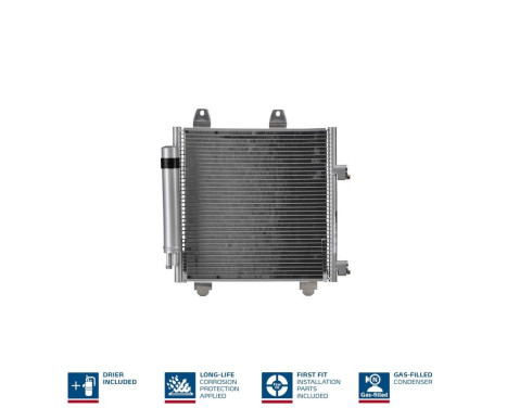 Condenser, air conditioning 94891 Nissens, Image 2
