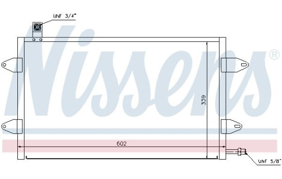 Condenser, air conditioning 94905 Nissens, Image 2