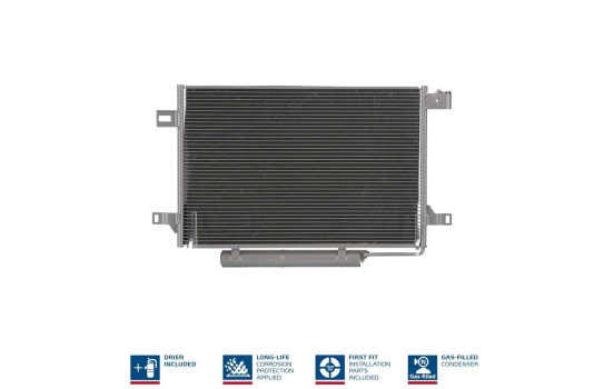 Condenser, air conditioning 94910 Nissens, Image 3