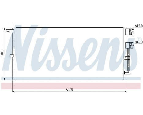 Condenser, air conditioning 94916 Nissens, Image 6