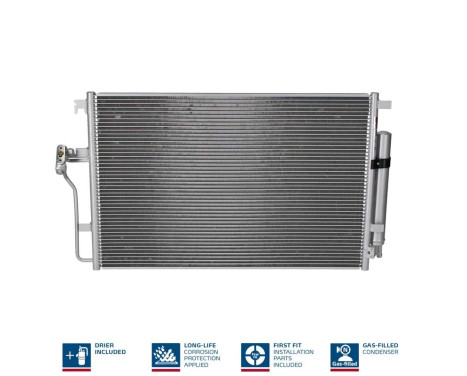 Condenser, air conditioning 94917 Nissens, Image 8