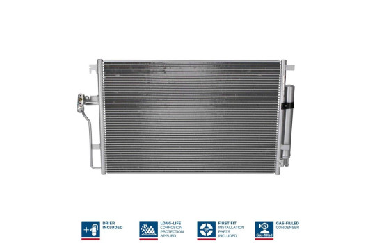 Condenser, air conditioning 94917 Nissens, Image 8