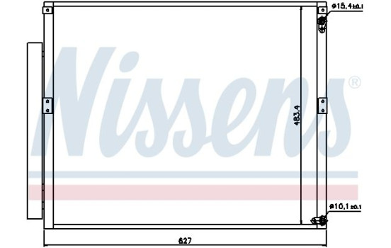 Condenser, air conditioning 94919 Nissens, Image 5