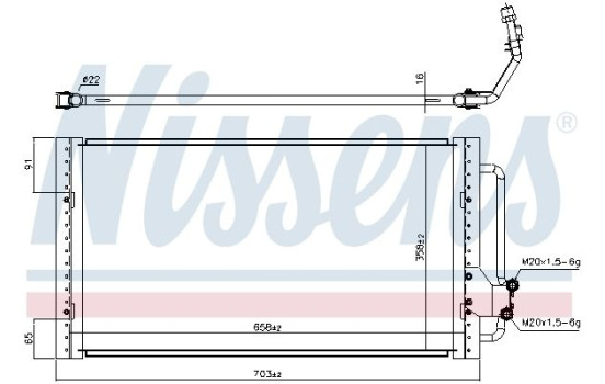 Condenser, air conditioning 94939 Nissens, Image 5