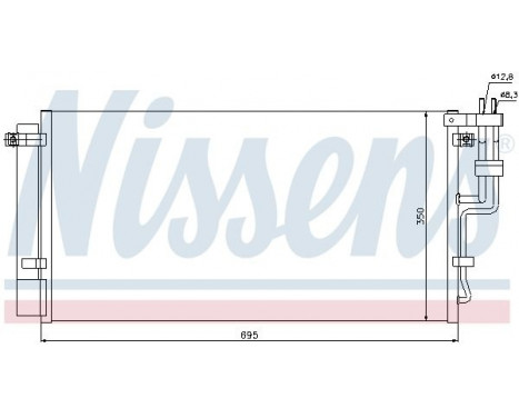 Condenser, air conditioning 94993 Nissens, Image 6