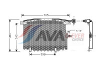 Condenser, air conditioning AI5115 Ava Quality Cooling