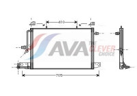 Condenser, air conditioning AI5117 Ava Quality Cooling