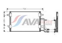 Condenser, air conditioning AI5140 Ava Quality Cooling