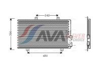 Condenser, air conditioning AL5063 Ava Quality Cooling