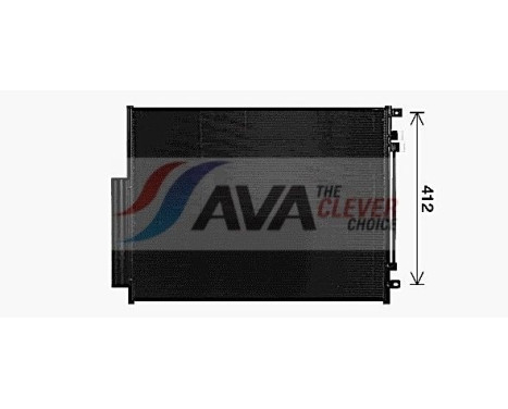 Condenser, air conditioning AL5149D Ava Quality Cooling, Image 3
