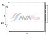 Condenser, air conditioning AL5159D Ava Quality Cooling