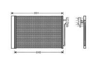 Condenser, air conditioning AUA5182D Ava Quality Cooling