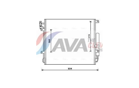 Condenser, air conditioning AUA5209D Ava Quality Cooling