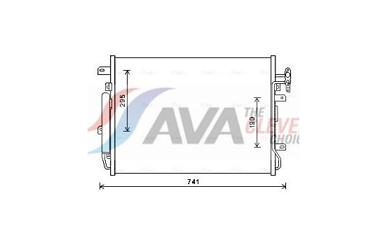 Condenser, air conditioning AUA5217D Ava Quality Cooling