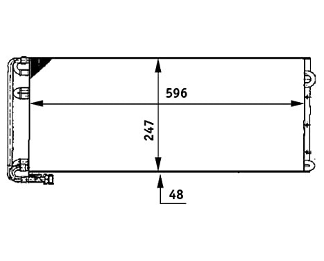 Condenser, air conditioning BEHR *** PREMIUM LINE ***