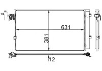 Condenser, air conditioning BEHR *** PREMIUM LINE ***