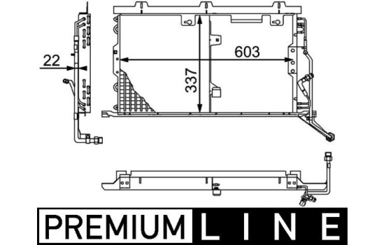 Condenser, air conditioning BEHR *** PREMIUM LINE ***, Image 2