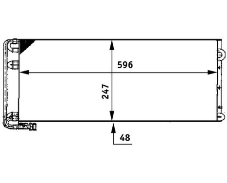 Condenser, air conditioning BEHR *** PREMIUM LINE ***, Image 2