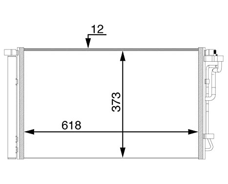 Condenser, air conditioning BEHR