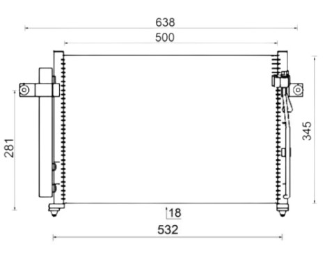 Condenser, air conditioning BEHR