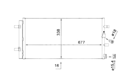 Condenser, air conditioning BEHR