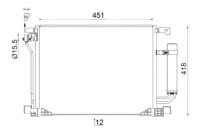 Condenser, air conditioning BEHR