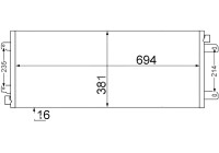 Condenser, air conditioning BEHR