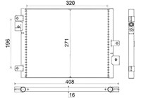 Condenser, air conditioning BEHR