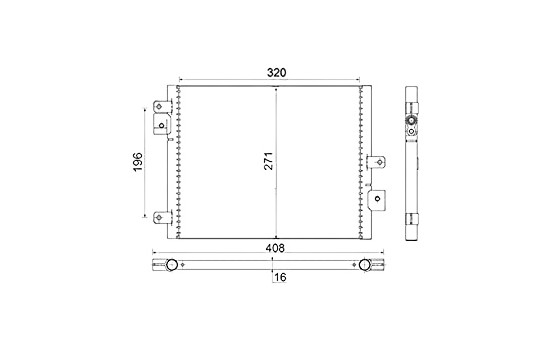 Condenser, air conditioning BEHR