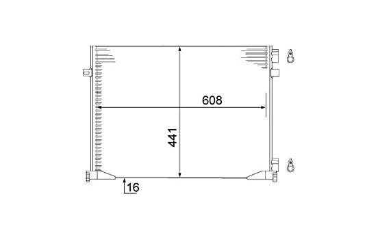 Condenser, air conditioning BEHR