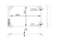 Condenser, air conditioning BEHR