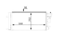 Condenser, air conditioning BEHR