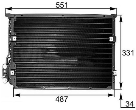 Condenser, air conditioning BEHR