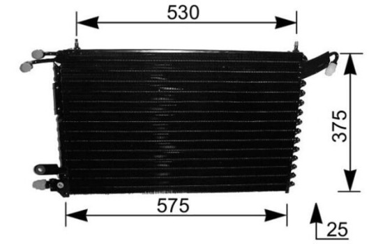 Condenser, air conditioning BEHR