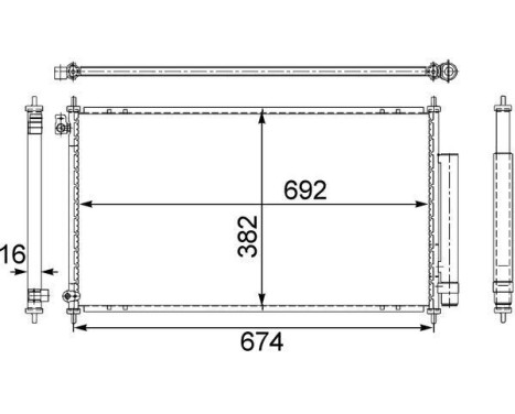 Condenser, air conditioning BEHR, Image 2