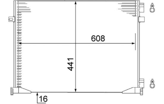 Condenser, air conditioning BEHR, Image 2