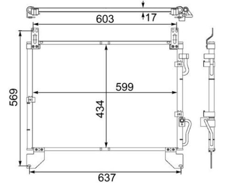 Condenser, air conditioning BEHR, Image 2