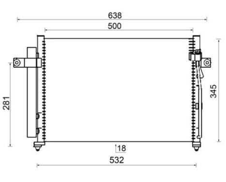 Condenser, air conditioning BEHR, Image 2