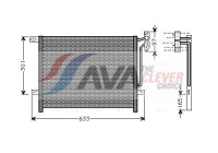 Condenser, air conditioning BW5203 Ava Quality Cooling