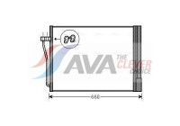 Condenser, air conditioning BWA5371D Ava Quality Cooling