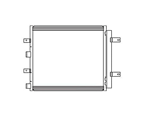Condenser, air conditioning CF20241 Delphi