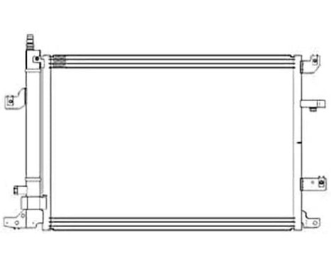 Condenser, air conditioning CF20316 Delphi