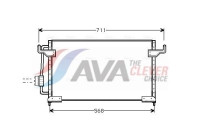 Condenser, air conditioning CN5085 Ava Quality Cooling